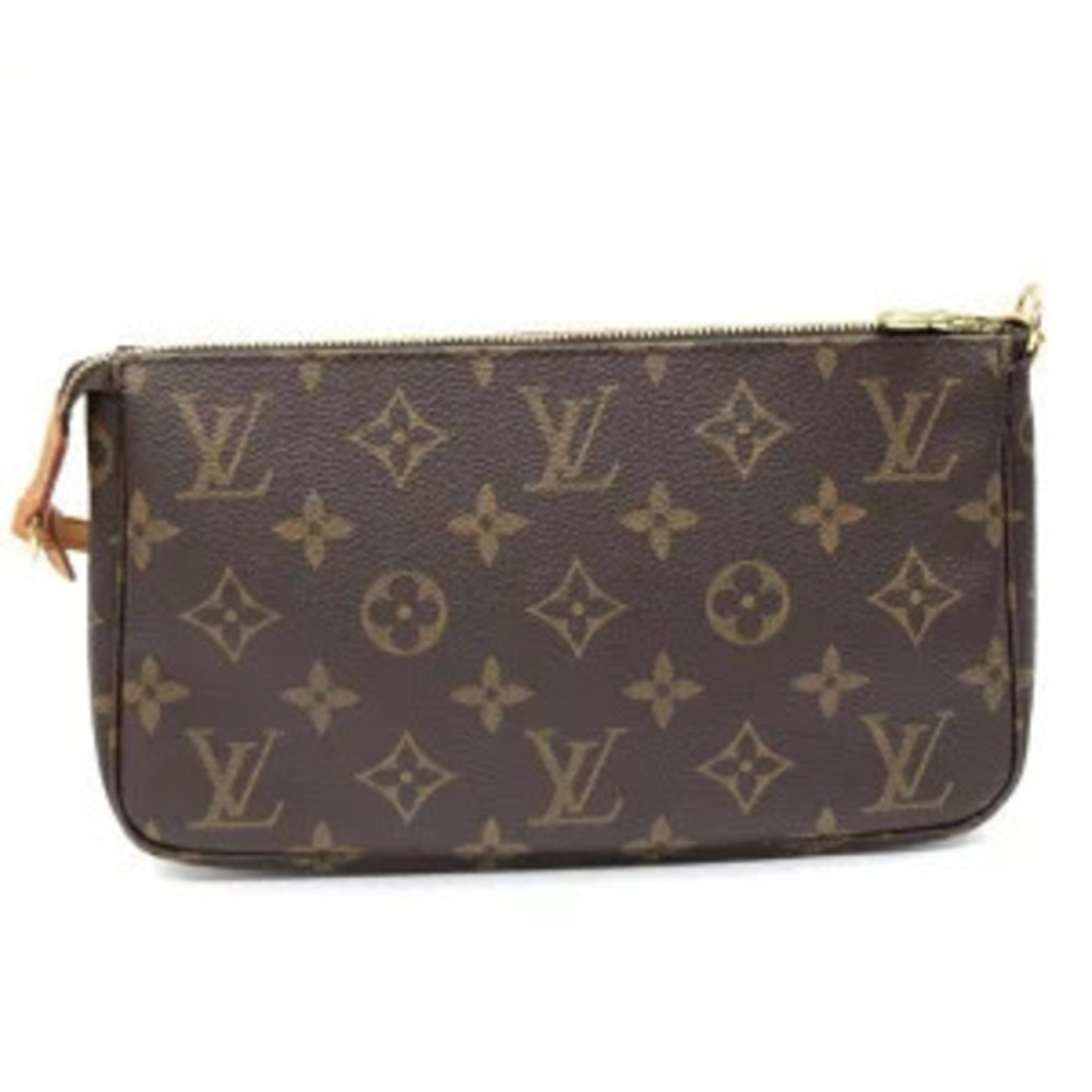 Louis Vuitton Pochette Accessoires Accessory Pouch Clutch Monogram - Picture 2 of 7